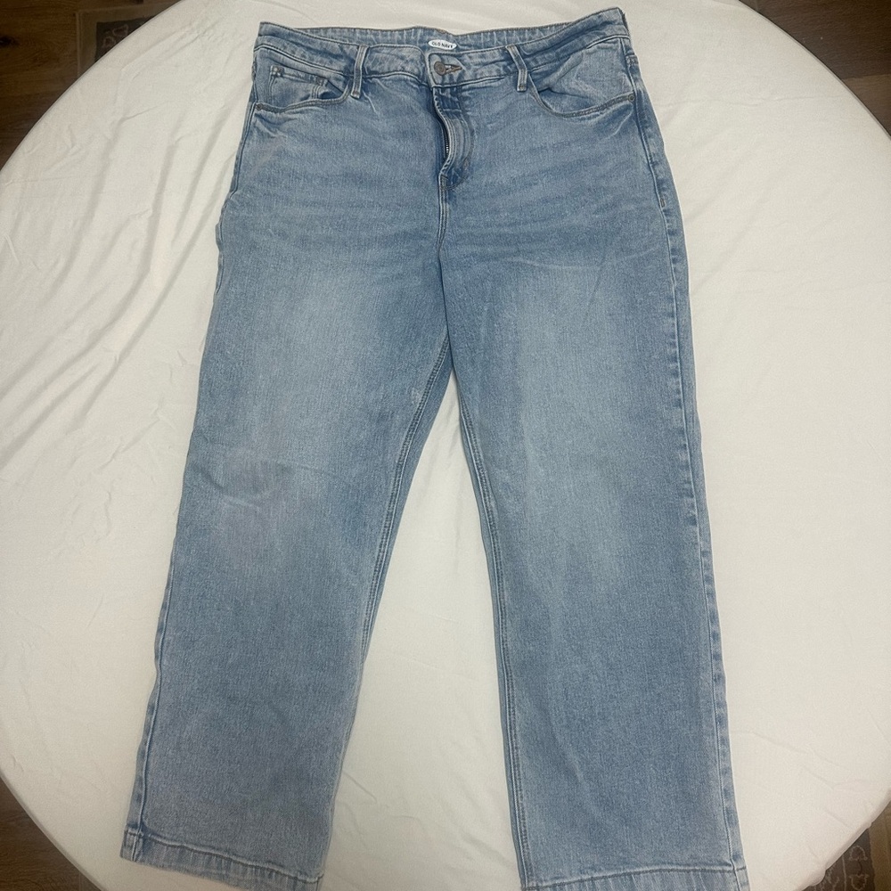 Old Navy Women's High Rise Jeans - Light Blue